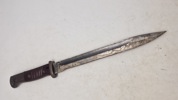 Tysk K98 bajonet, nummerens. Original 