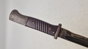 Tysk K98 bajonet, nummerens. Original 