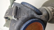 Tysk gasmaske med hylster, ww2. Original 
