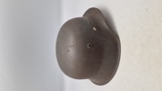 Tysk M/42 hjelm. Genanvendt. Original