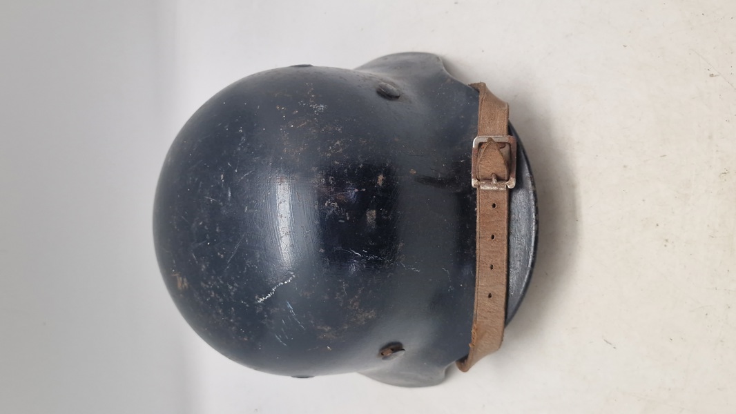 Tysk M/40 hjelm, genanvendt. Original 