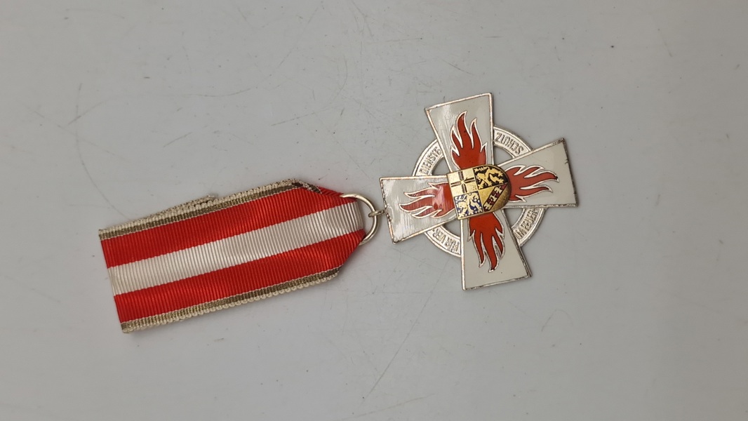Baden-Württemberg Feuerwehr-Ehrenzeichen. Original 