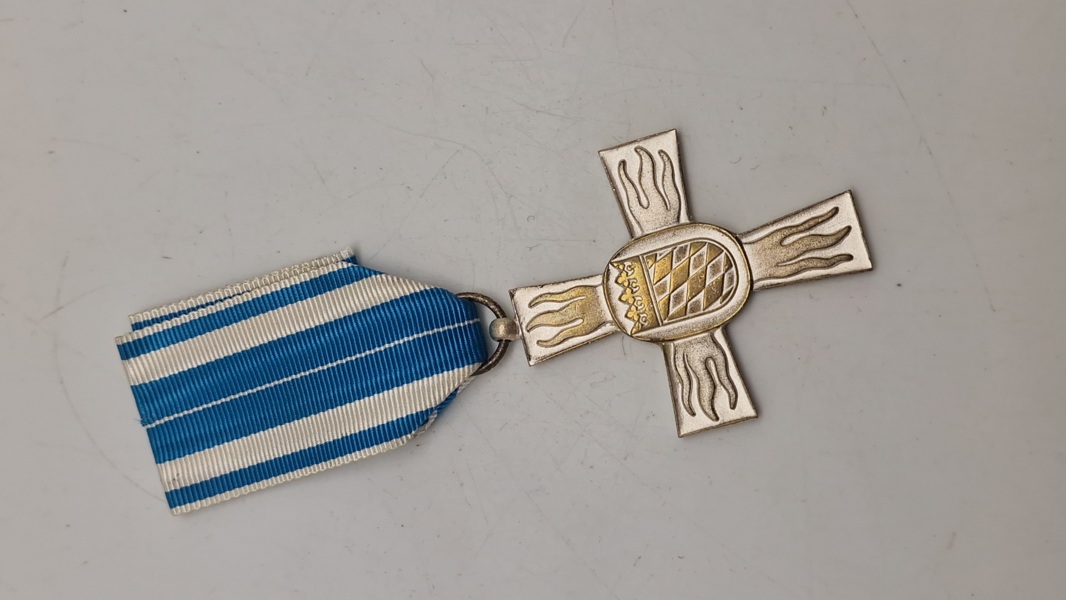 Bayersk Feuerwehr-Ehrenzeichen. Original 