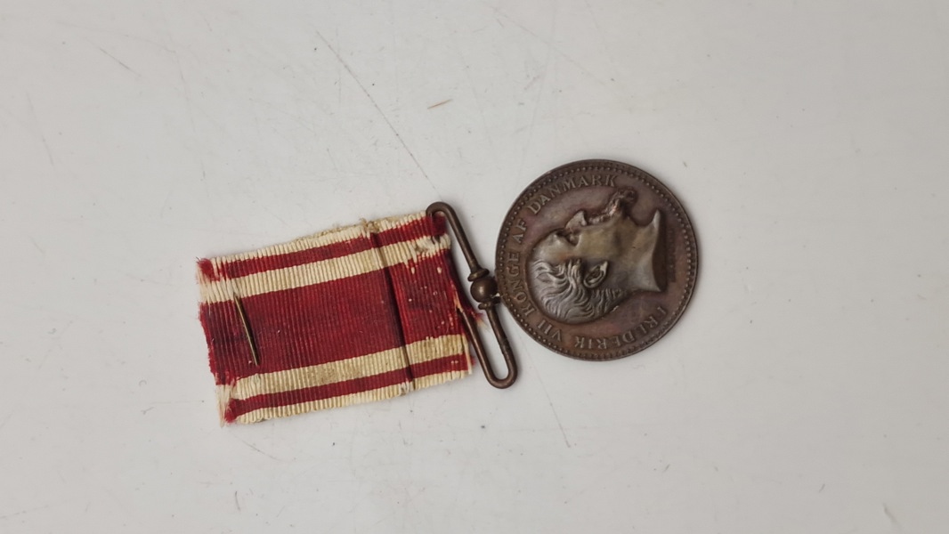Dansk 1848-50 krigsdeltager medalje. Original 
