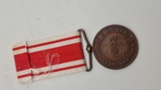 Dansk 1864 krigsdeltager medalje. Original 