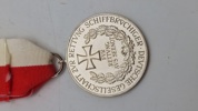 Medaille für Rettung aus Seenot", en tysk redningsmedalje fra Deutsche Gesellschaft zur Rettung Schiffbrüchiger (DGzRS). Original 