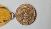 American Defense Service Medal med slutbruch (ww2 udgave). Original 