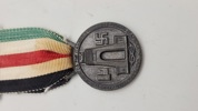 Deutsch-Italienische Erinnerungsmedaille an den Afrika-Feldzug. Original 
