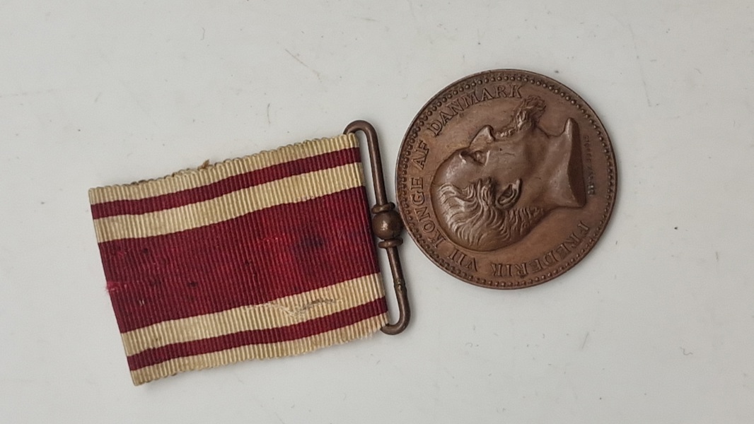 Dansk krigsdeltager medalje fra 1848-50 krigen. Original 
