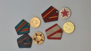 Samling russiske medaljer. Original 