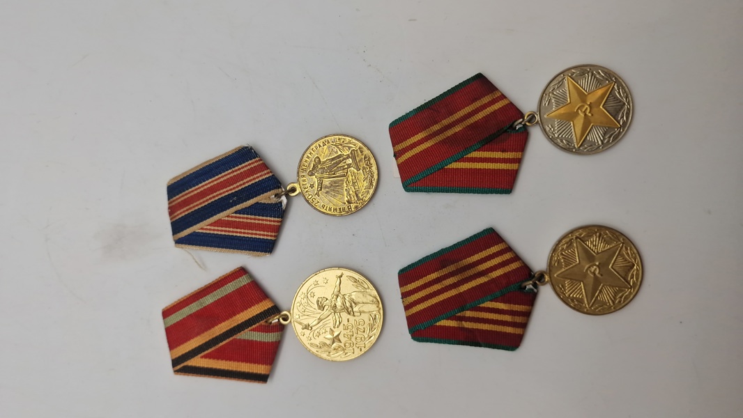 Samling russiske medaljer. Original 