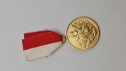MEDAILLE FÜR RETTUNG AUS SEENOT AM BANDE DER DEUTSCHEN GESELLSCHAFT ZUR RETTUNG SCHIFFBRÜCHIGER. Original 