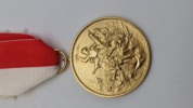 MEDAILLE FÜR RETTUNG AUS SEENOT AM BANDE DER DEUTSCHEN GESELLSCHAFT ZUR RETTUNG SCHIFFBRÜCHIGER. Original 