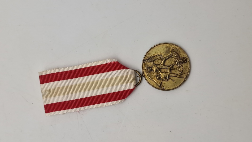 Medaille zur Erinnerung an die Heimkehr des Memellandes. Efterkrigs 