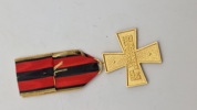 Tysk brandsikringshæderstegn (Feuerwehrehrenkreuz), specifikt fra delstaten Rheinland-Pfalz. Original 