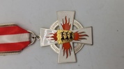 Baden-Württemberg State Fire Brigade Long Service Badge (Feuerwehr-Ehrenzeichen Baden-Württemberg). Original 