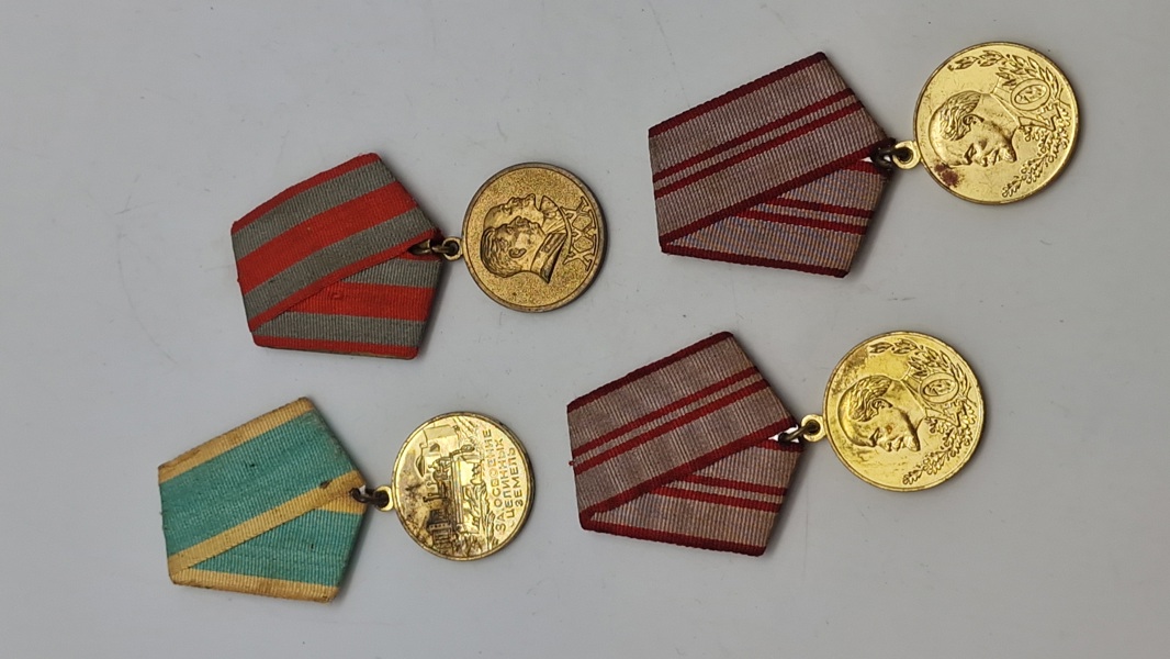 Samling russiske medaljer. Originale 
