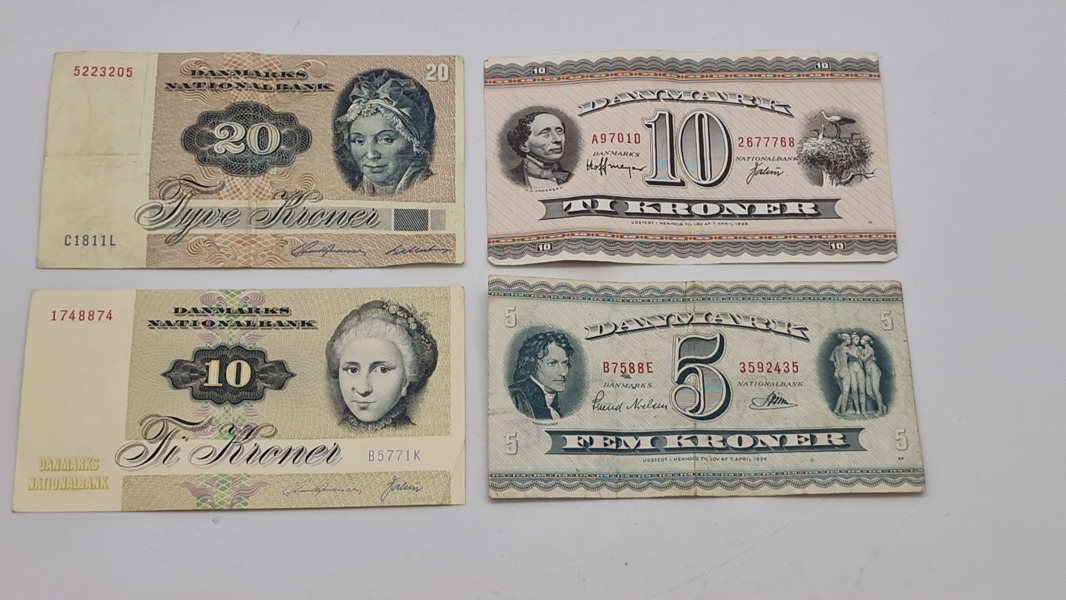 Samling danske pengesedler 