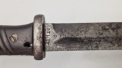 Tysk K98 bajonet (41FZE). Original 