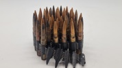 Patronbælte med 45 stk. Deaktiverede ( 8x 57 JS Mauser MG42 WW2