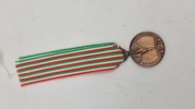 Italiensk erindringsmedalje fra 1. verdenskrig. Miniature. Original 