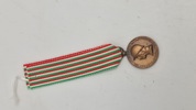 Italiensk erindringsmedalje fra 1. verdenskrig. Miniature. Original 