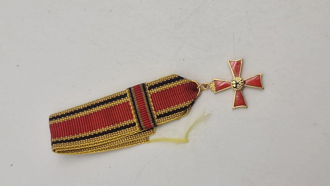 Tysk Verdienstorden der Bundesrepublik Deutschland. Miniature. Original 