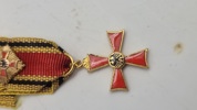 Tysk Bundesverdienstkreuz. Miniature. Original 