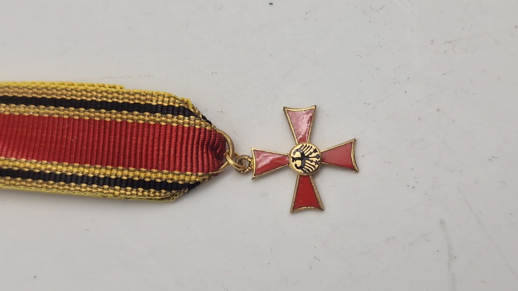 Tysk Bundesverdienstkreuz. Miniature. Original 