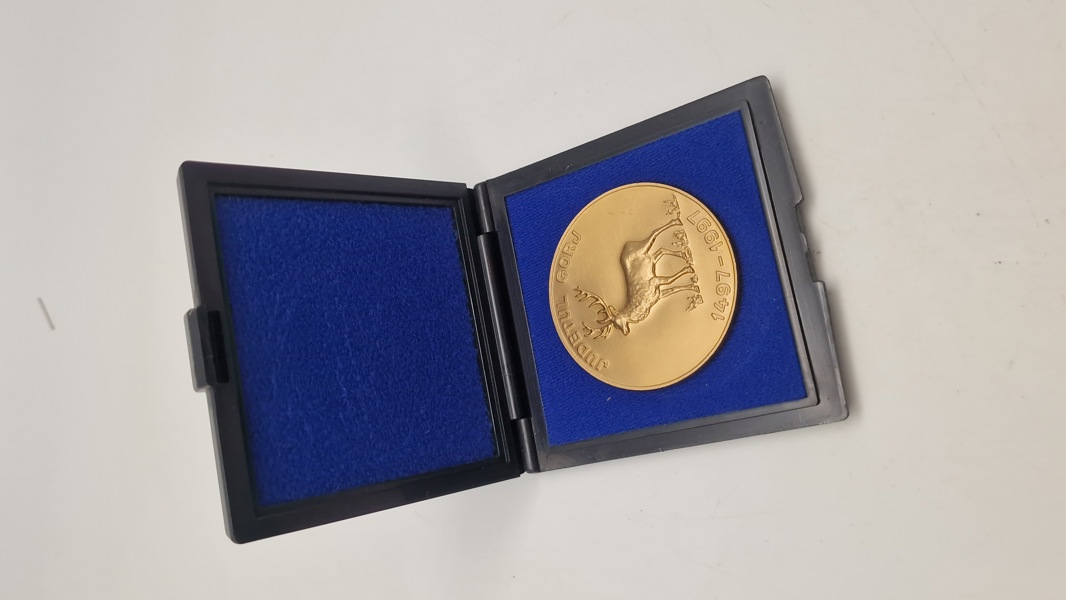 Mindemedalje 500-året for amtet Gorj i Rumænien (1497–1997) 