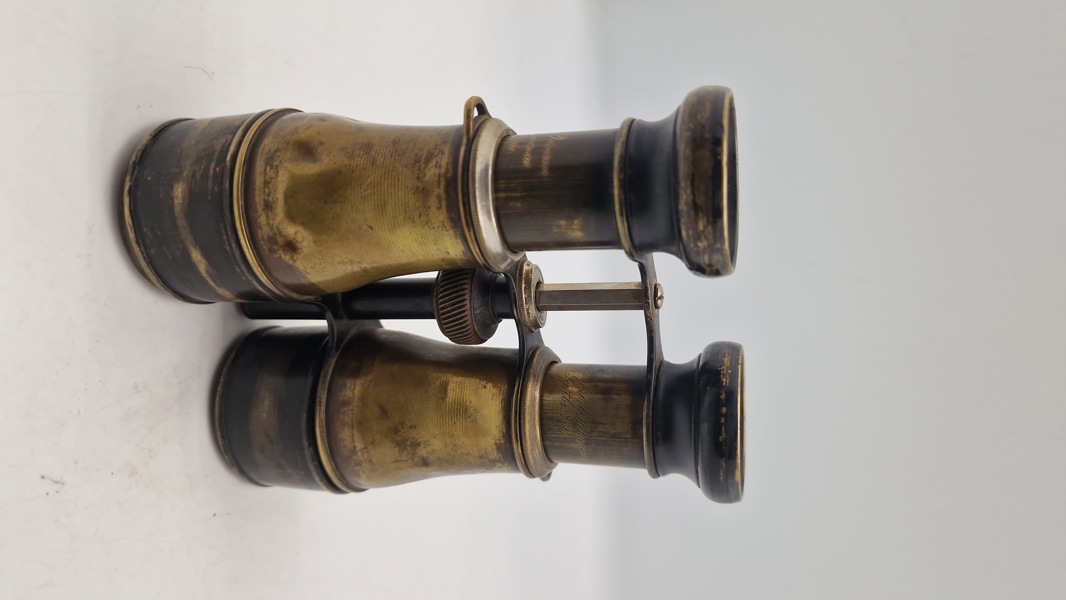 Sjælden præmie kikkert givet for skydning med kanon fra panserskibet “Helgoland”. Original