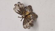 Filigran broche af 830 sølv