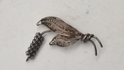 Filigran broche af 925 sterlingsølv