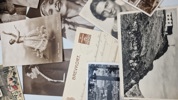Samling postkort mm. Originale
