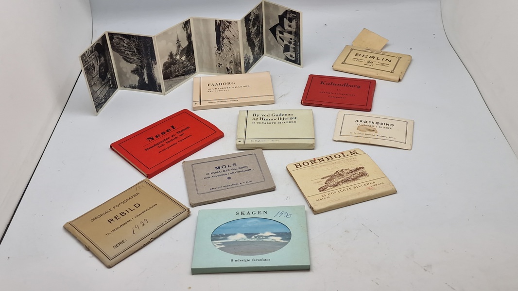 Samling souvenir fotos