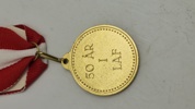 50 års medalje fra LAF. Original 