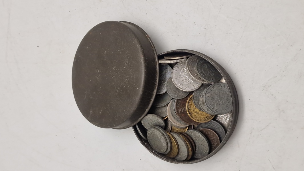 Samling ww2 mønter. Originale