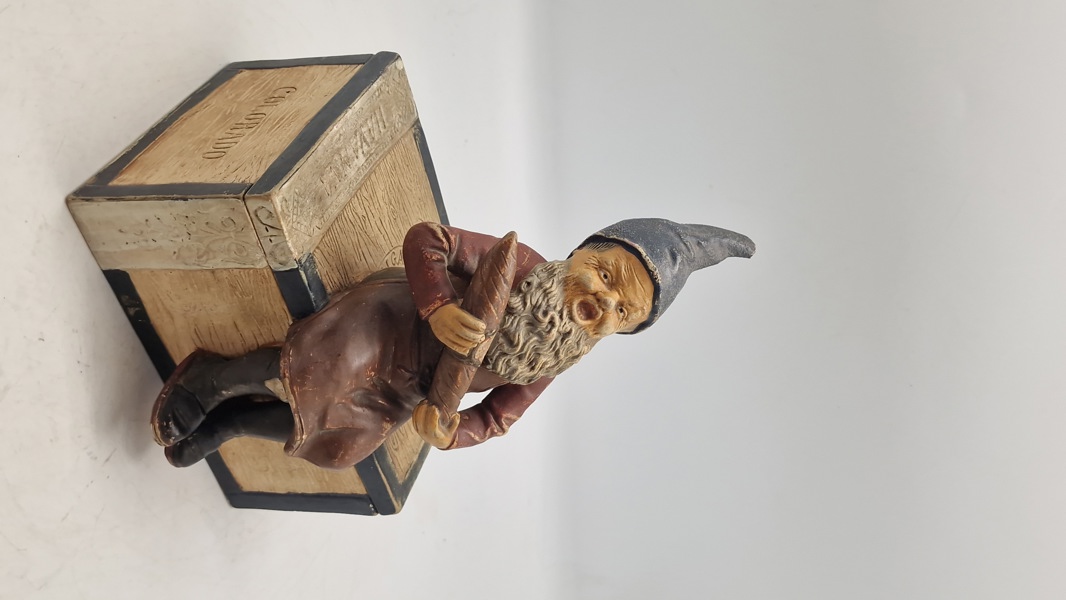 Cigar æske med nisse 