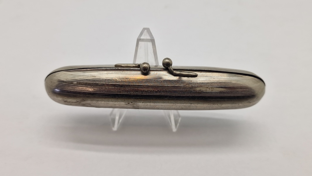 Cigar foderal. Nysølv 