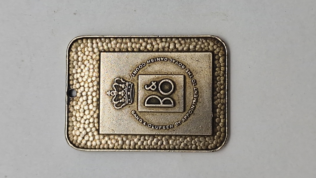 B&O plakette. Original 