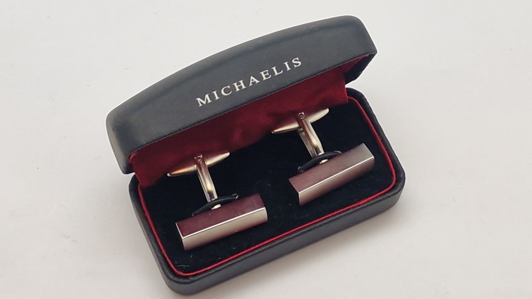 Manchetknapper med æske 