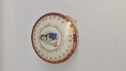 Porcelæns opsats med motiv af Napoleon 