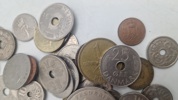 Samling mønter 