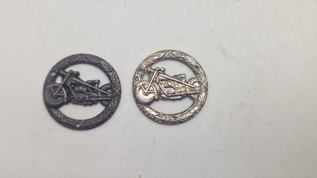 Motorordonans duelighedsmærker. Original