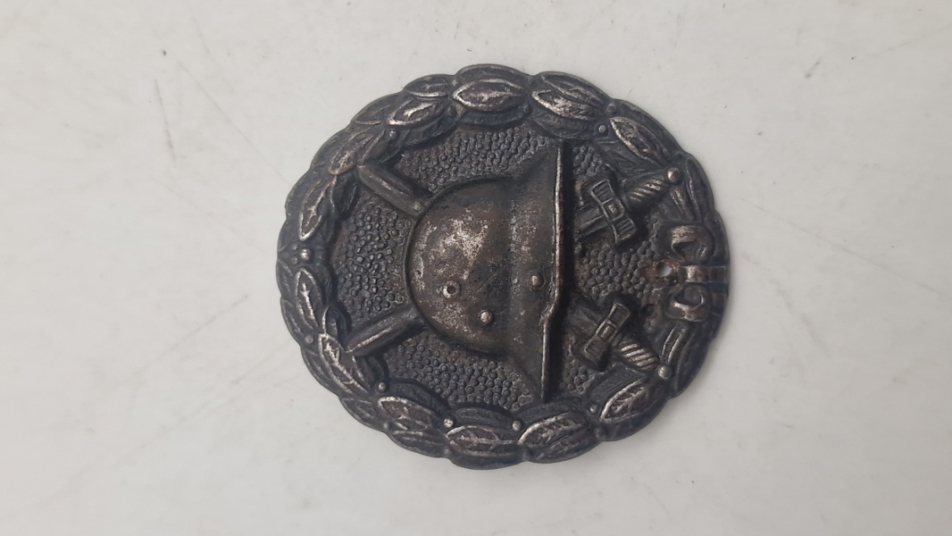 Tysk Verwundetenabzeichen 3.kl, ww1. Original 