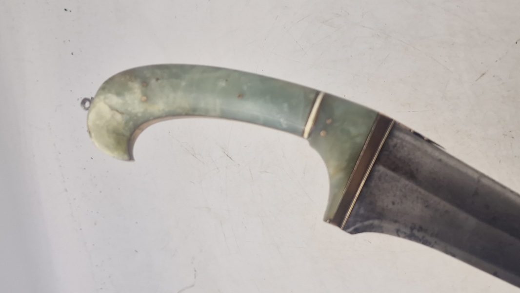 Islamic Pesh Kabz Indo Persian Mughal Dagger Krigsbytte fra Engelsk officer  . Original
