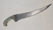 Islamic Pesh Kabz Indo Persian Mughal Dagger Krigsbytte fra Engelsk officer  . Original