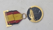 Spansk kampagne-medalje (Medalla de la Campaña), en militær dekoration fra den spanske borgerkrig mellem 1936 og 1939. Original 