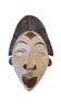 afrikansk maske fra Gabon, sandsynligvis af typen Punu-Lumbo eller "Mukuyi"