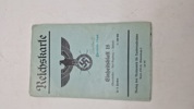 Tysk Reichkarte. Originalt